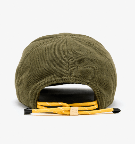Forest Green/yellow Denim Baseball Cap