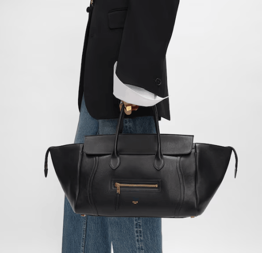  MEDIUM NEW LUGGAGE IN SUPPLE SHINY LAMBSKIN 