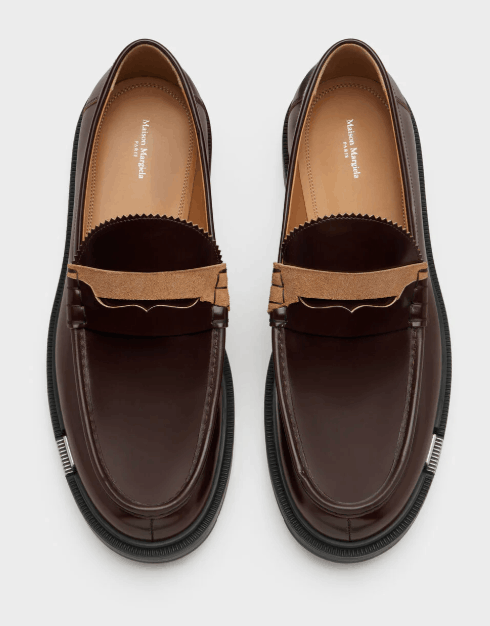 Maison Margiela Decortique Leather Loafers