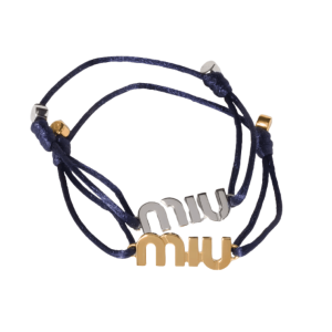 Cord and metal bracelets