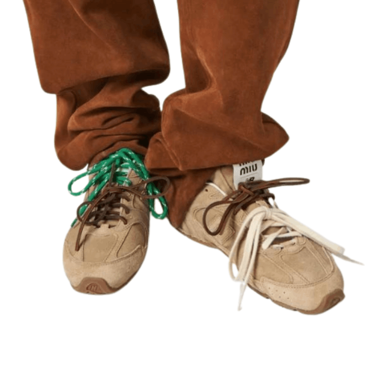 New Balance X Miu Miu 530 SL suede sneakers