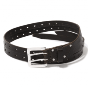 SPLIT BELT OILY BROWN LEATHER