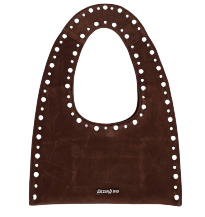 MINI FRANCA TOTE BAG BROWN