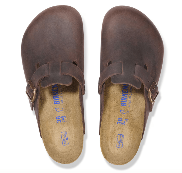 Boston Soft Footbed  Natural Leather Oiled