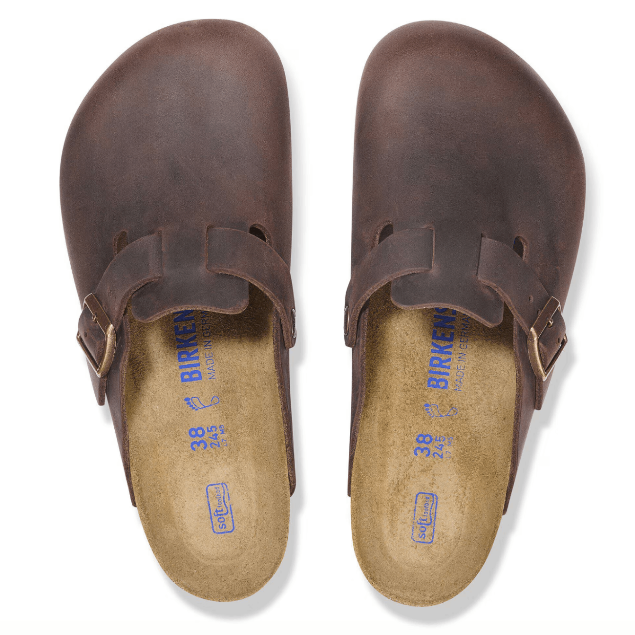 Boston Soft Footbed  Natural Leather Oiled