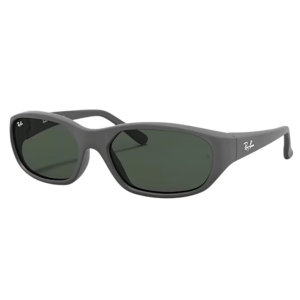 Ray-Ban DADDY-O Matte Rubber Black Frame Green Lense