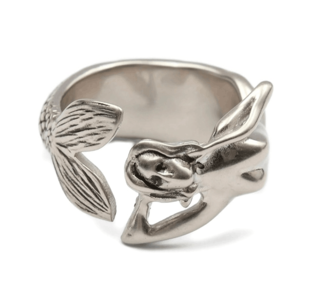MM6 Maison Margiela Knot Ring Silver