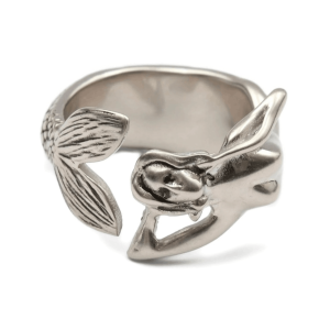 MM6 Maison Margiela Knot Ring Silver