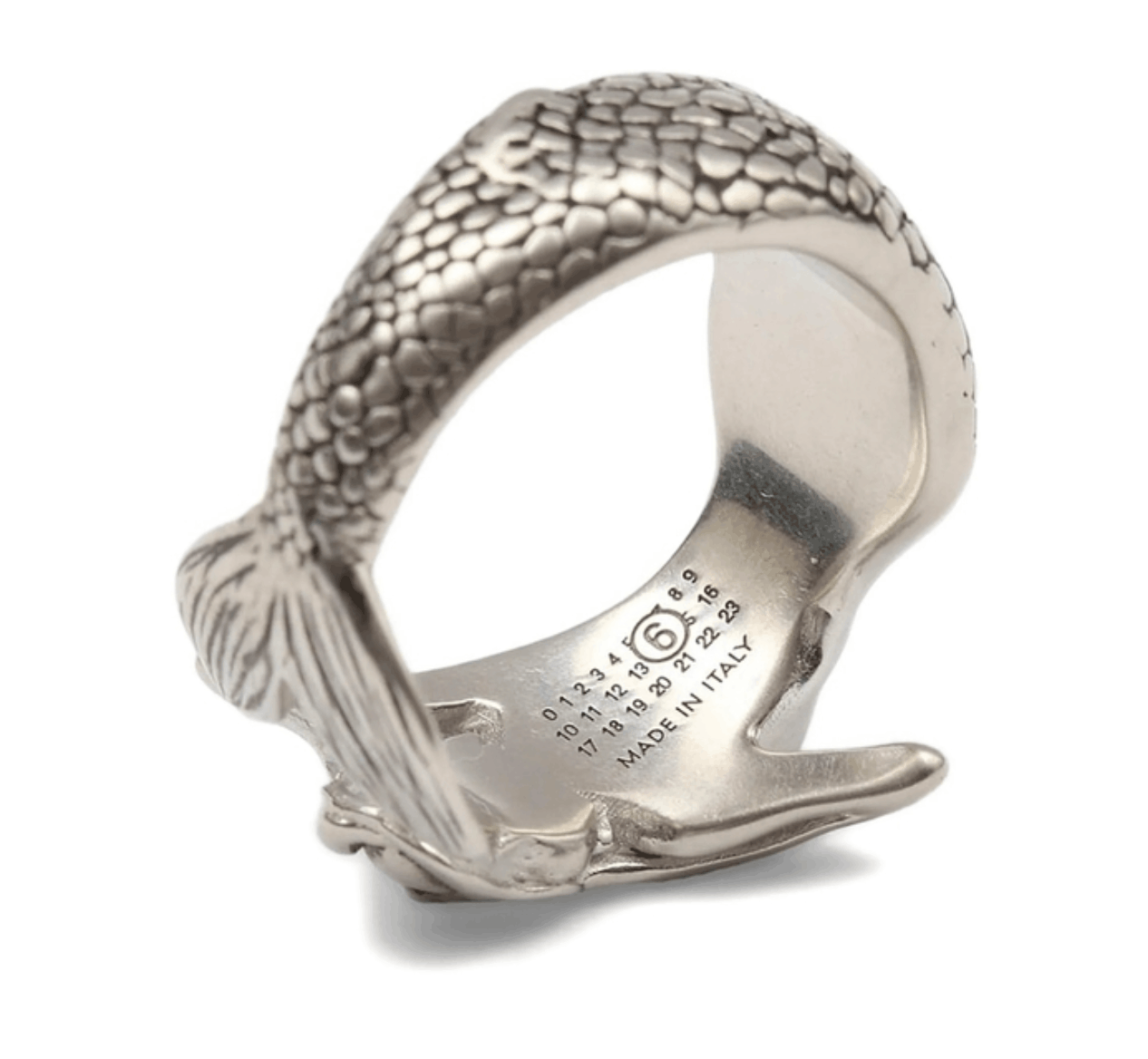 MM6 Maison Margiela Knot Ring Silver