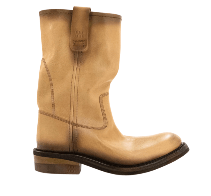 Foule leather booties Light Tan