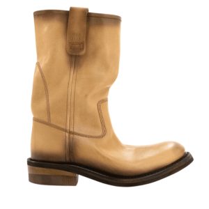 Foule leather booties Light Tan