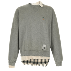 Maison Mihara Yasuhiro Three Layer Felpe Grigio