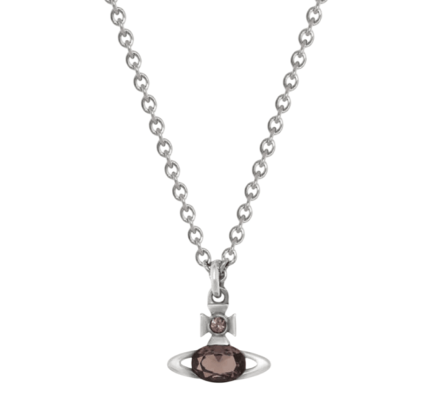  Allie Pendant Necklace in OXI-SILVER-PLATINUM-GREIGE
