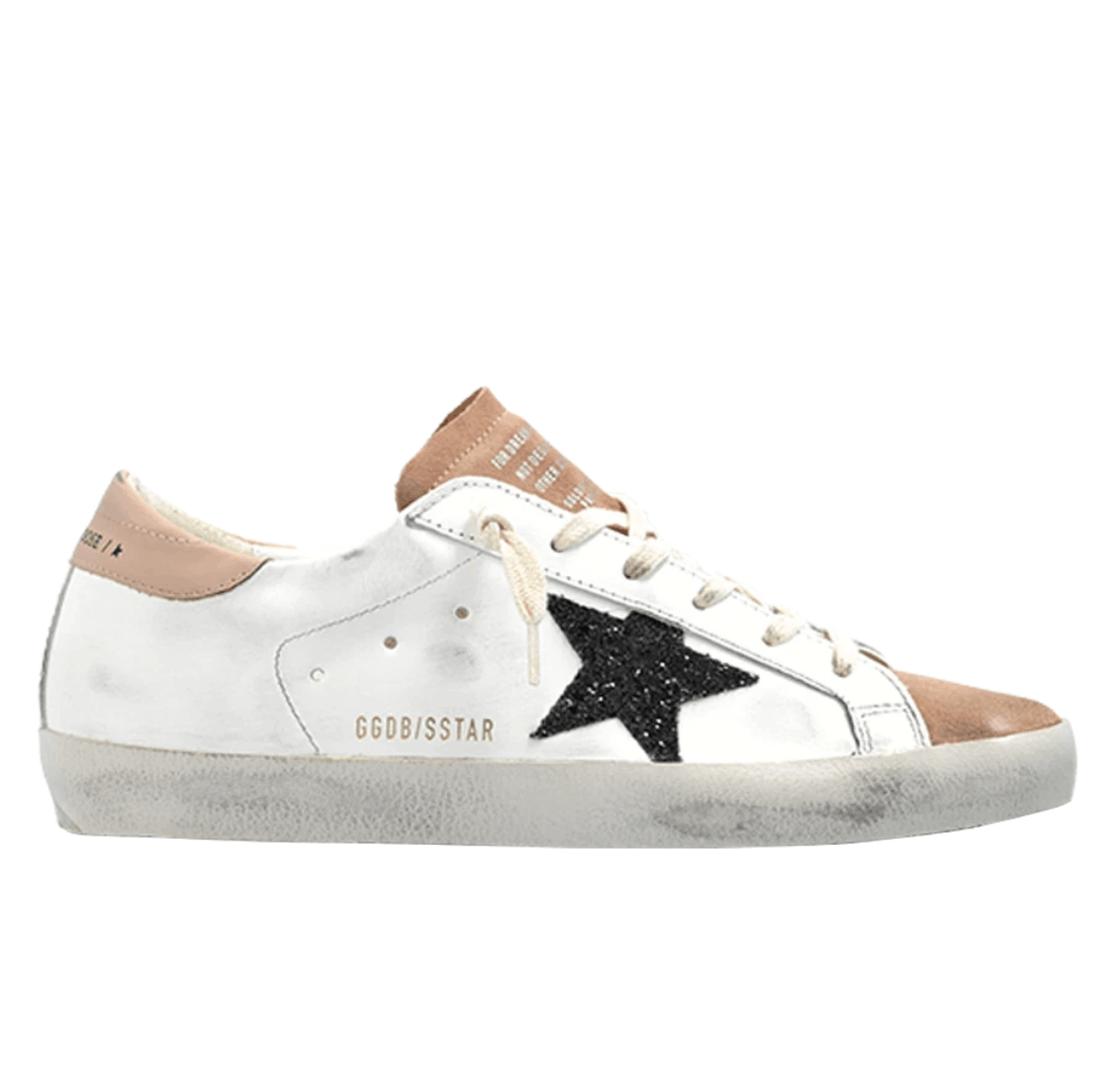 Super Star Glitter Star Pinktab Sneakers - Milk