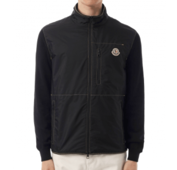 Moncler Zip mock-neck Jacket Black 