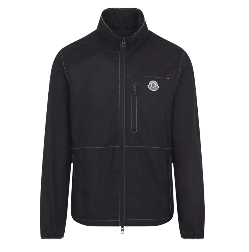 Moncler Zip mock-neck Jacket Black 