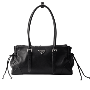 Prada Bonnie medium antiqued leather tote bag