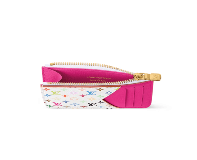Louis Vuitton x Murakami Takashi Romy Card Holder Multicolor White
