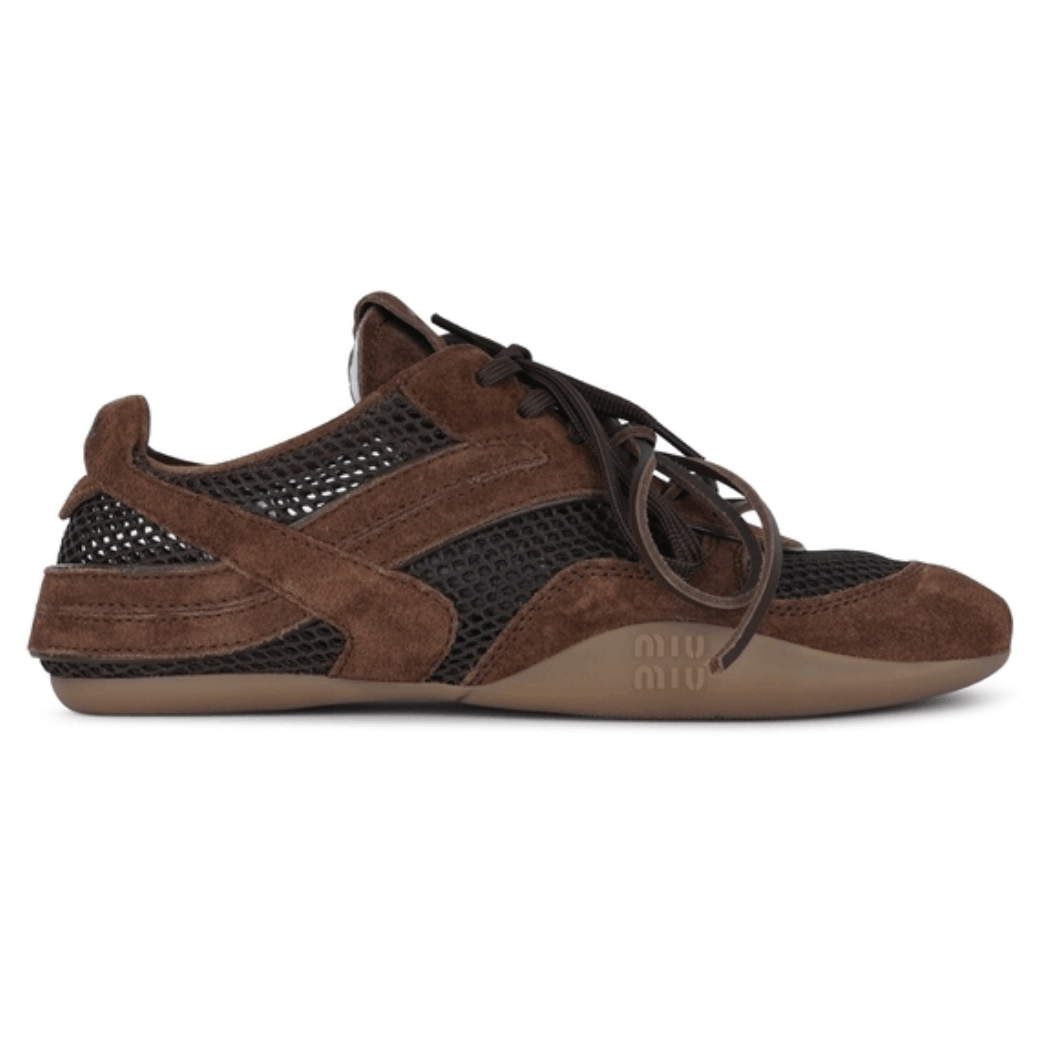 Miu Miu Mesh-Panelled Sneakers