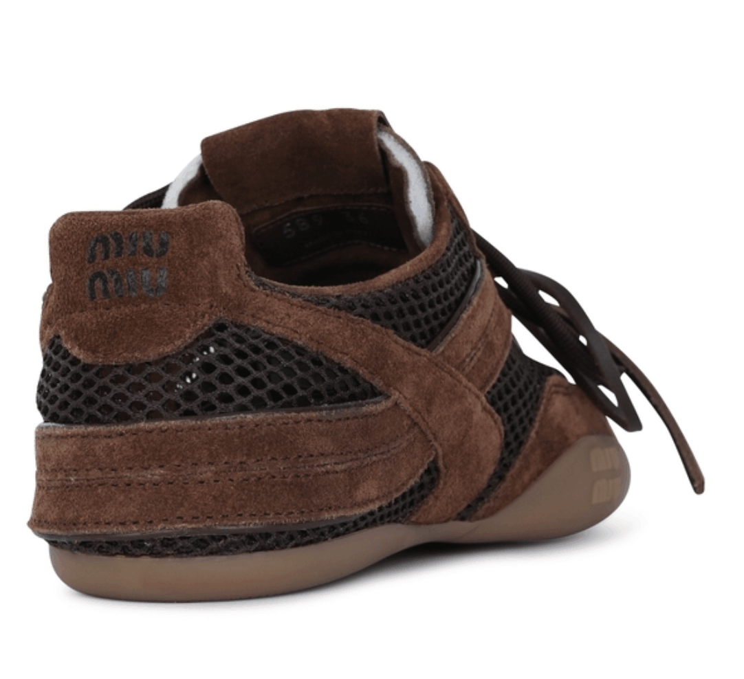 Miu Miu Mesh-Panelled Sneakers