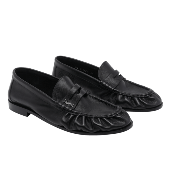 Saint Laurent Men Le Loafer Leather Loafer