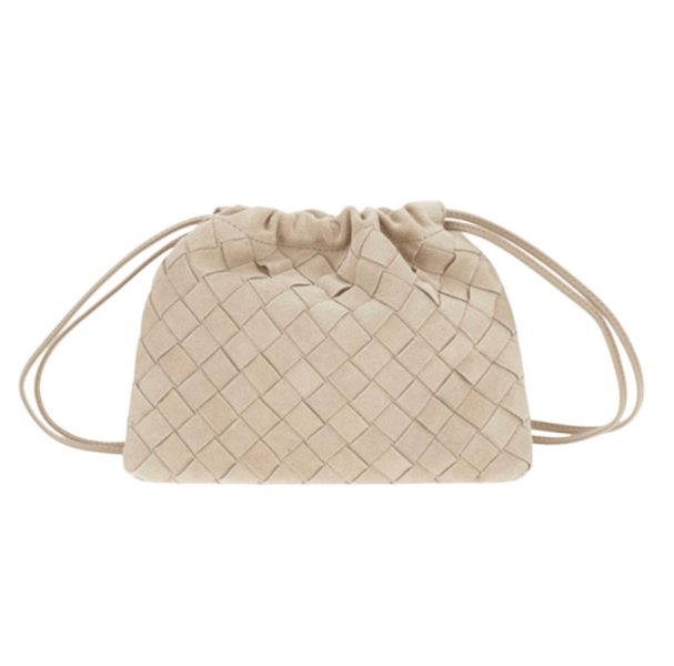 Bottega Veneta Dust Small Beige Bucket Bags