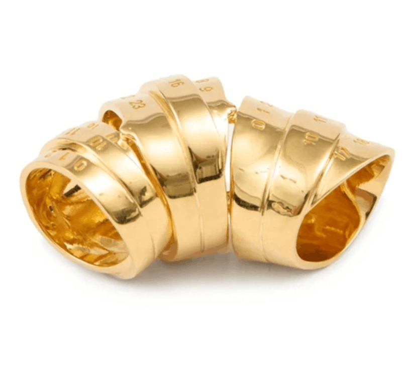 MM6 Maison Margiela Gold Ring
