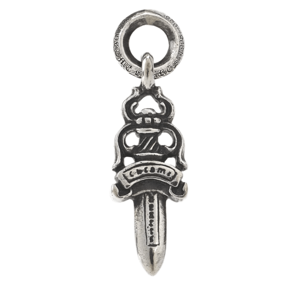 Chrome Hearts 5 Dagger Pendant Silver
