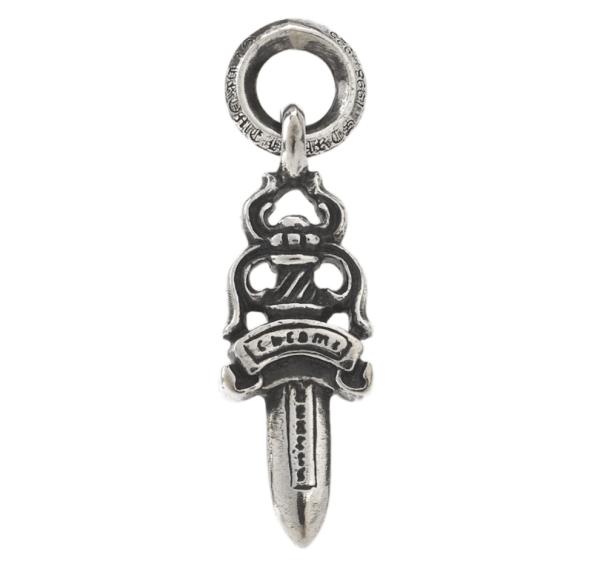 Chrome Hearts 5 Dagger Pendant Silver
