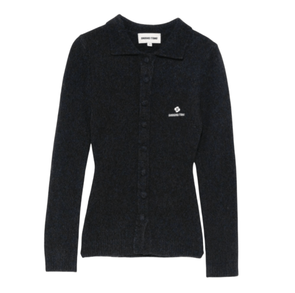 Lapel Fitted Cardigan