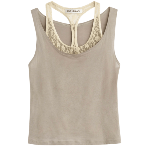 SWIM TANK Velvet Sand Airveil Cotton