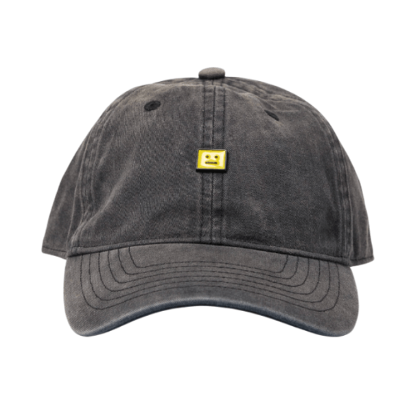 FACE STUD CAP - Washed Black