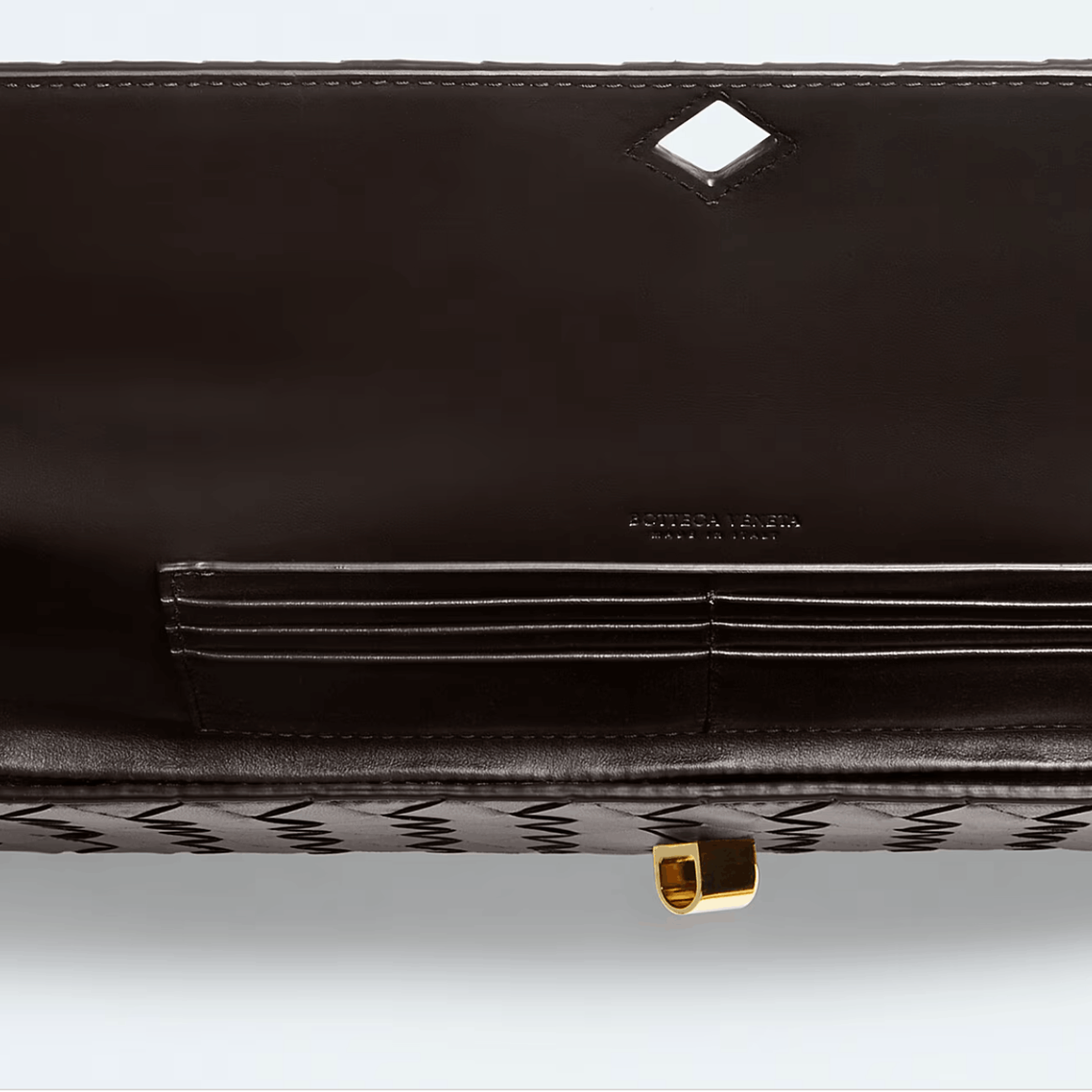Bottega Veneta Andiamo Clutch With Handle Fondant