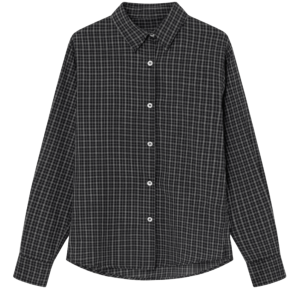 LAURA SHIRT CHECKS BLACK