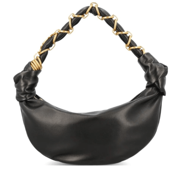 Saint Laurent Black Amalia Mini Hobo