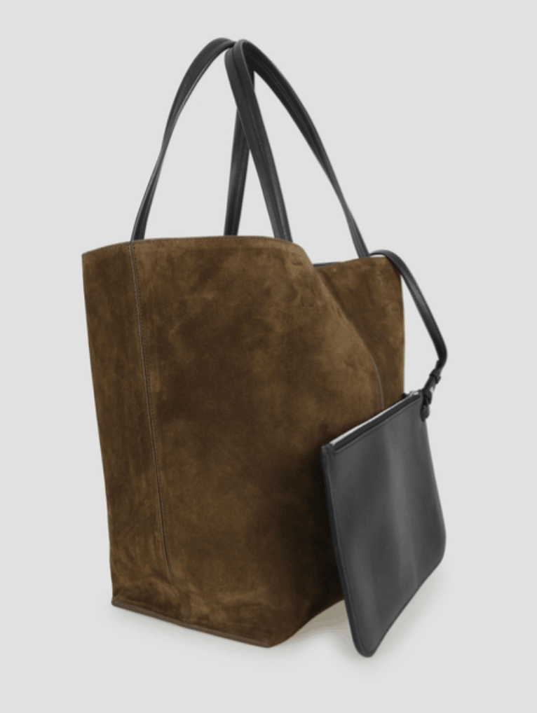 Phoebe Philo Brown Tote Bags
