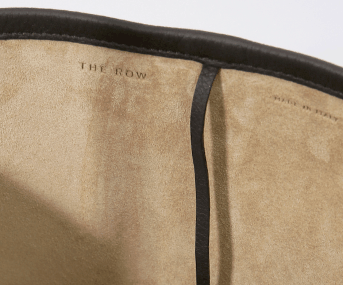 The Row Large N/S Park Tote Bag in Leather 