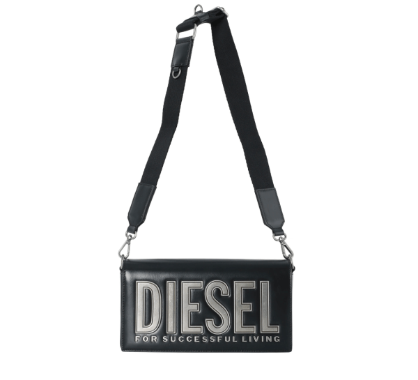 DIESEL BISCOTTO SHOULDER BAG BLACK