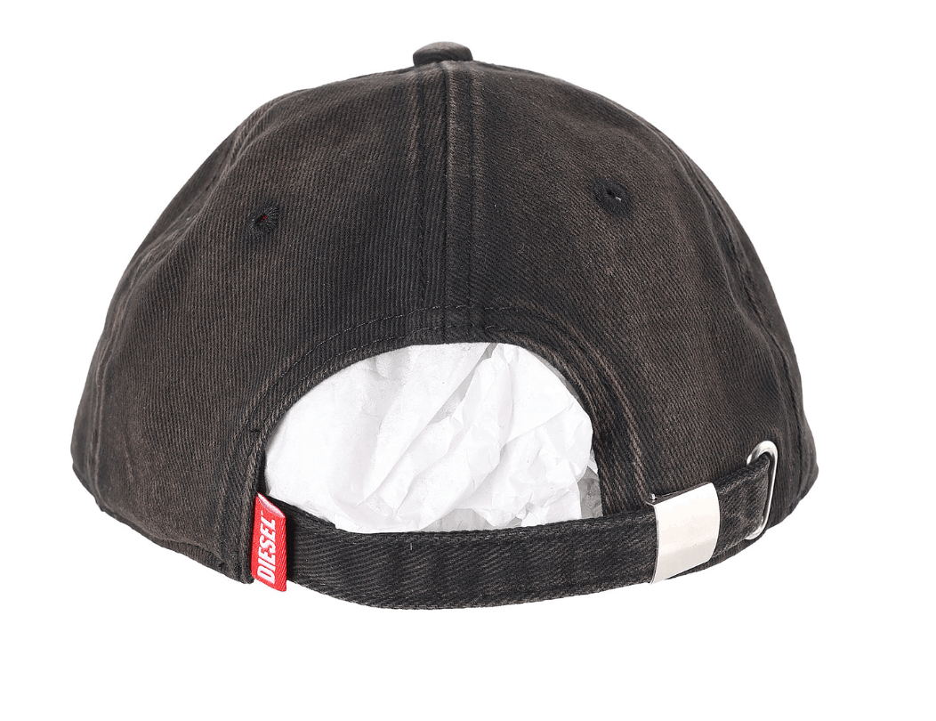 Diesel C-Run-Wash Baseball Cap Black