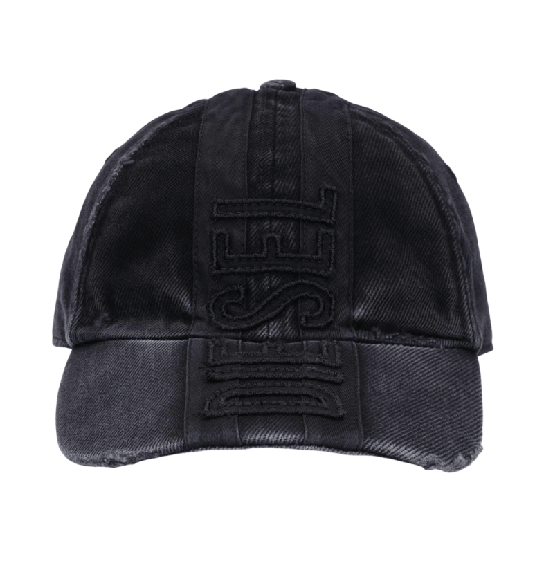 Diesel C-Geir Patches Baseball Cap Black Dark Grey