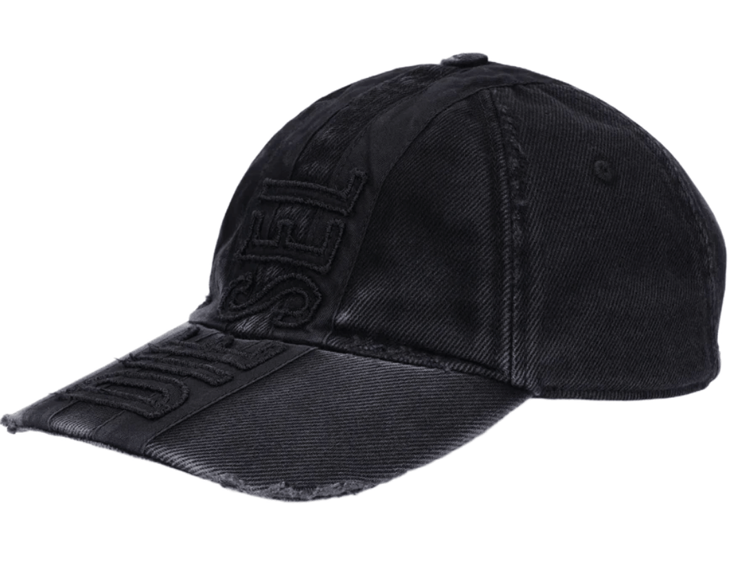 Diesel C-Geir Patches Baseball Cap Black Dark Grey