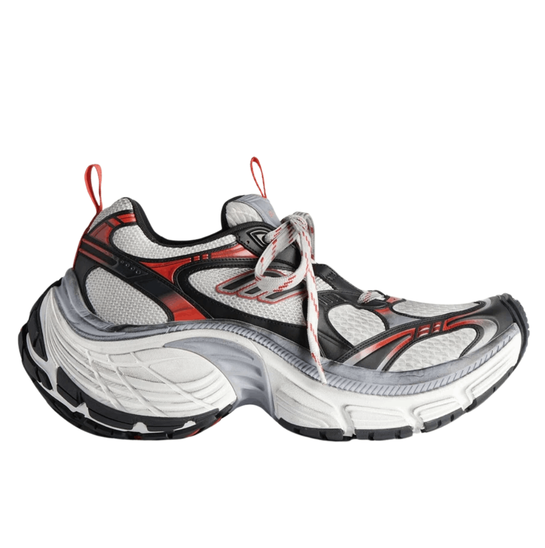 Balenciaga 10XL Sneakers Grey White Red