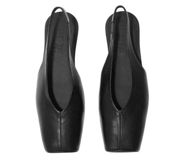 MM6 Maison Margiela leather ballet flats 