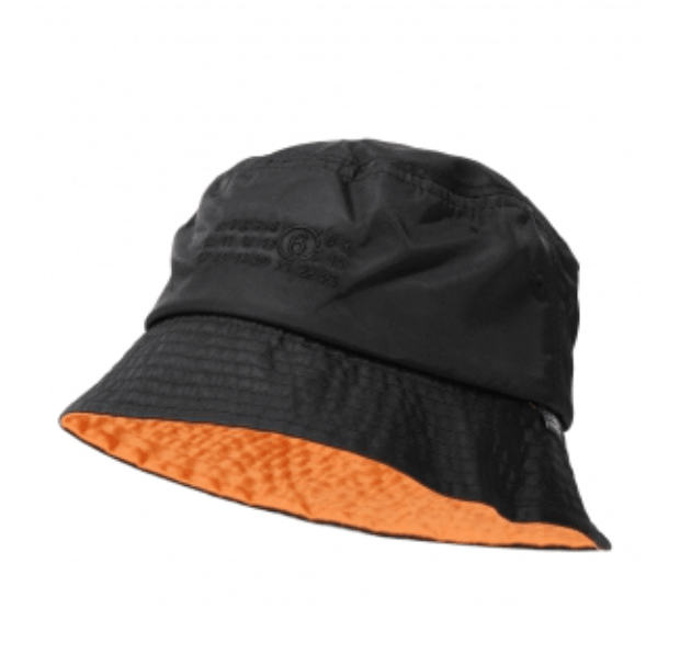 MM6 Maison Margiela Nylon Bucket Hat Black