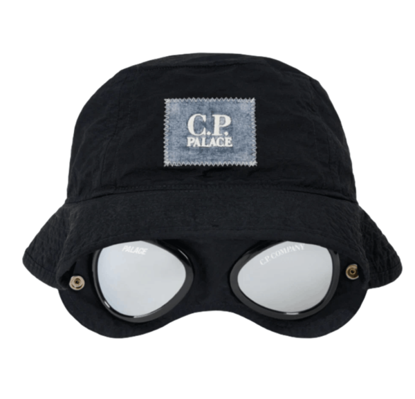 Palace x C.P. Company Goggle Bucket Hat Navy - 25SS