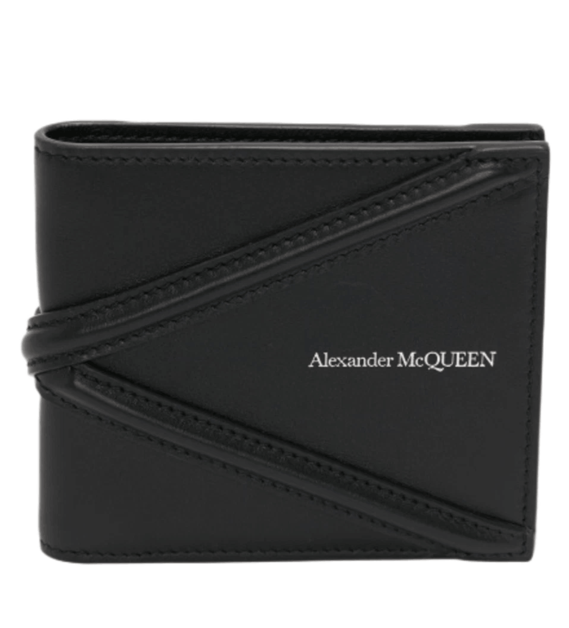Alexander McQueen Harness Billfold Wallet Black