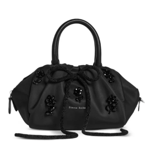 Simone Rocha floral-appliqué Tote Bag Black 