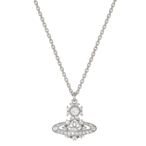 Vivienne Westwood Narcissa Pendant Platinum White Silver