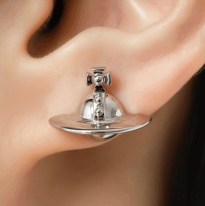 SOLID ORB EARRINGS