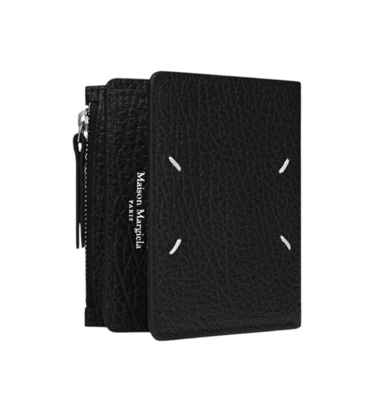 Black Leather Money Wallet